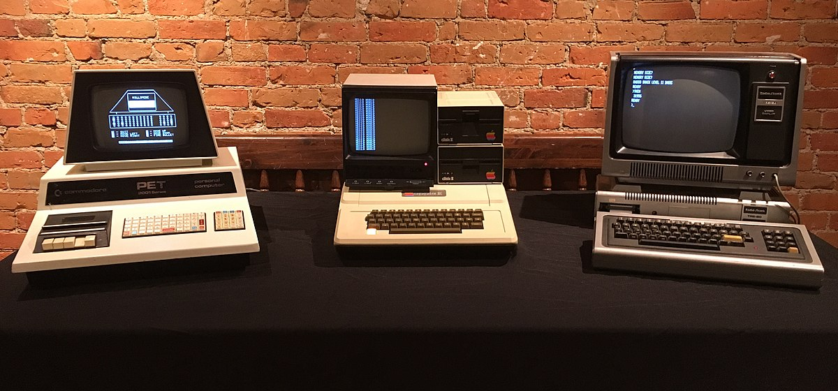 PET 2001-8, Apple II and TRS-80 Model I